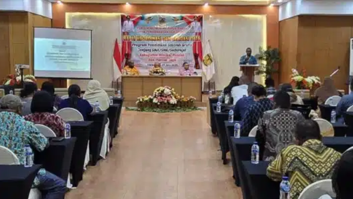 Wujudkan Program Pendidikan Gratis SMA-SMK, Tiga Kabupaten Rapat Bahas Validasi Data di Timika