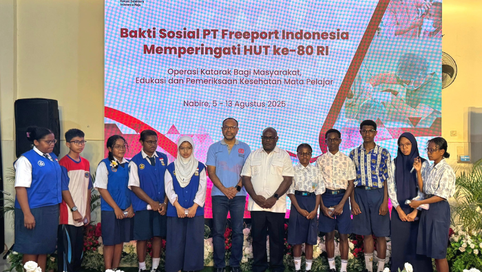 Freeport Gelar Operasi Katarak di Nabire, 1.043 Pelajar Diberikan Edukasi dan Pemeriksaan Mata