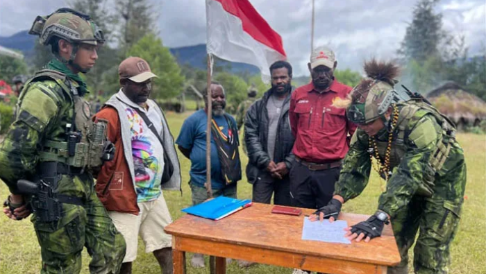 Masyarakat Empat Kampung di Distrik Gome Utara-Puncak Nyatakan Sikap Tolak OPM