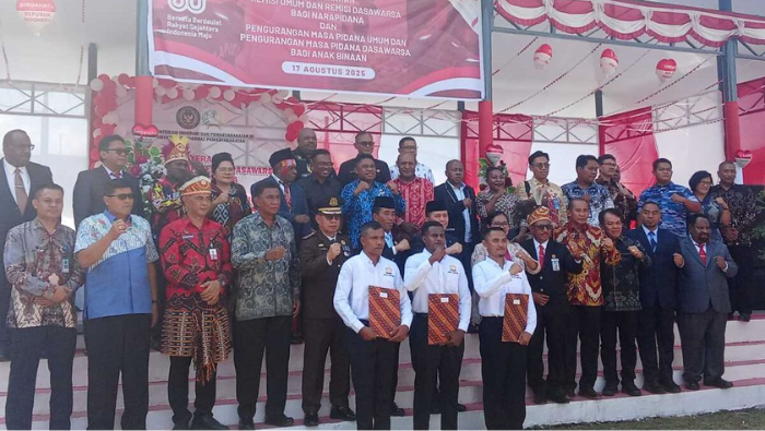 76 Narapidana di Tanah Papua Bebas di HUT ke-80 RI
