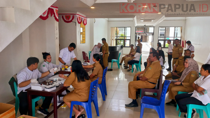 Dinkes Mimika Lanjutkan Pemeriksaan Kesehatan dan Narkoba bagi ASN, Hasilnya Dilaporkan ke Bupati