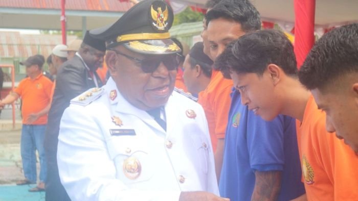Wakil Bupati Emanuel Kemong Serahkan Remisi untuk 342 Narapidana, Tiga Langsung Bebas