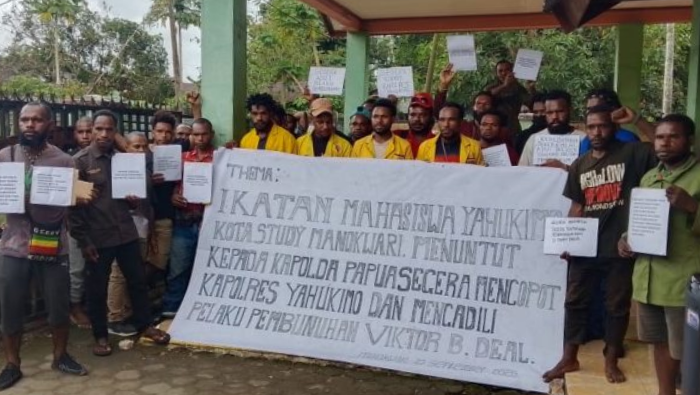 Buntut Kematian Viktor Bernadus, Mahasiswa Desak Kapolda Papua Copot Kapolres Yahukimo