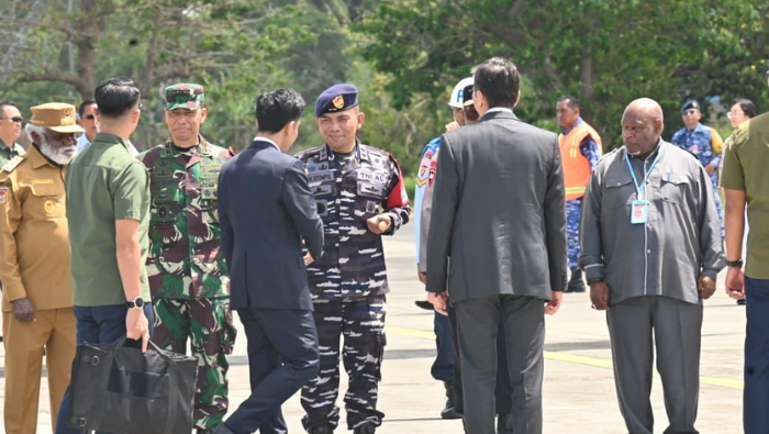 Wakil Presiden RI Tiba di Merauke, Satgas Korpasgat TNI AU Perketat Pengamanan Bandara
