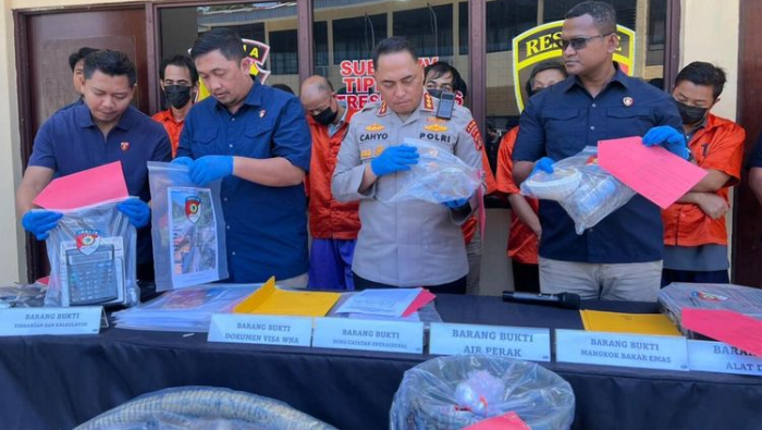 Enam Penambang Emas Ilegal di Keerom Ditetapkan Tersangka, Sudah Kumpul 257 gram Emas, Empatnya WNA China