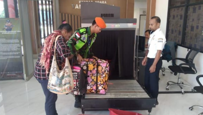 Bandara Tanah Merah Titik Vital Transportasi di Wilayah Perbatasan RI-PNG, Korpasgat Perketat Pengamanan