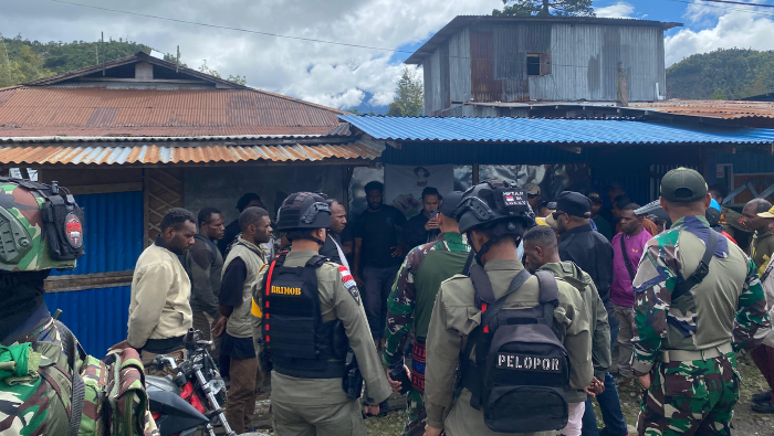 Berantas Penyakit Sosial, Satgas Korpasgat, Pemda dan Polri Gelar Patroli Gabungan di Oksibil