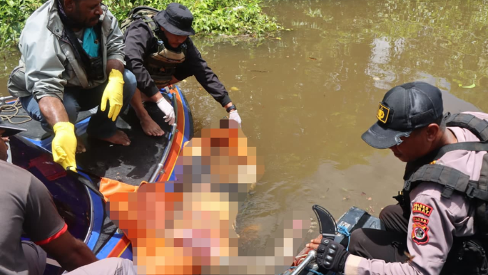 Jenazah Korban Penembakan KKB di Asmat Ditemukan, Perut dan Dada Diikat di Mesin Ketinting