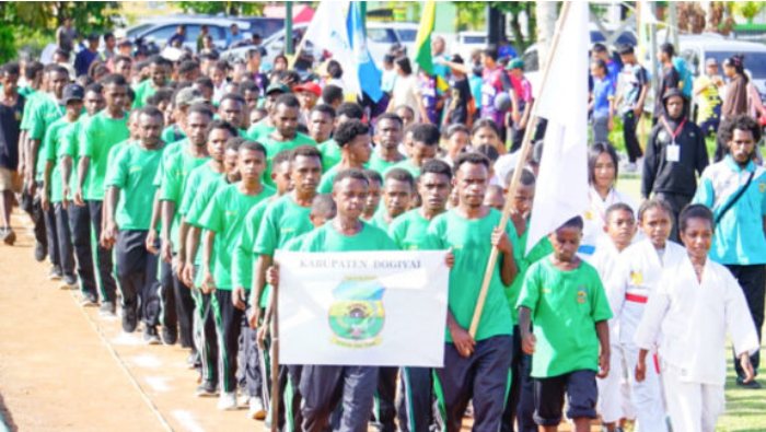 Multi Event dan Singel Event ke III se- Papua Tengah Resmi Berlangsung, Marthen Ukago: Prioritaskan Rasa Persaudaraan