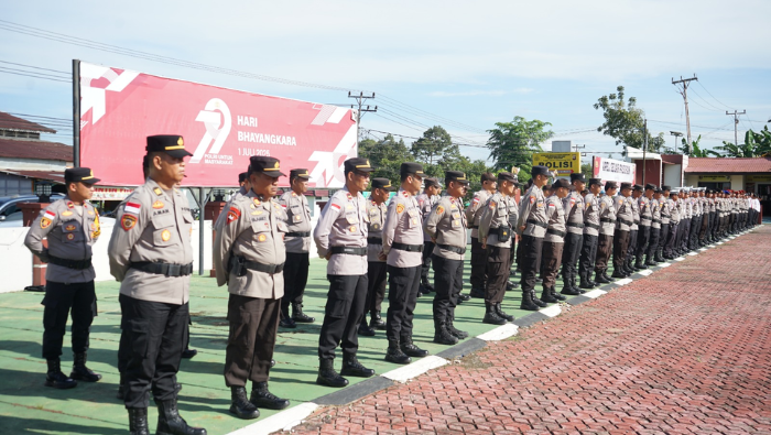 Polres Keerom Lauching Perubahan Nomenklatur, Kanit SPKT Berubah Menjadi PEMAPTA