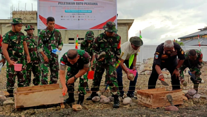 TNI dan Pemkab Mimika Kolaborasi Bangun Koperasi Merah Putih di Kampung Limau Asri