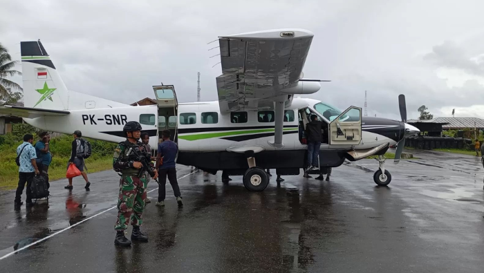Kemajuan Papua Pegunungan, Satgas Korpasgat Dukung Kelancaran Operasional di Bandara Kenyam