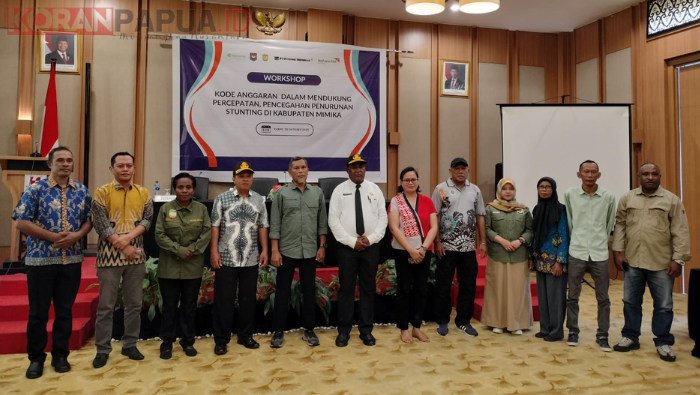 Dukung Percepatan Pencegahan dan Penurunan Stunting di Mimika, WVI Bahas Kode Anggaran Bersama Pendamping Enam Distrik