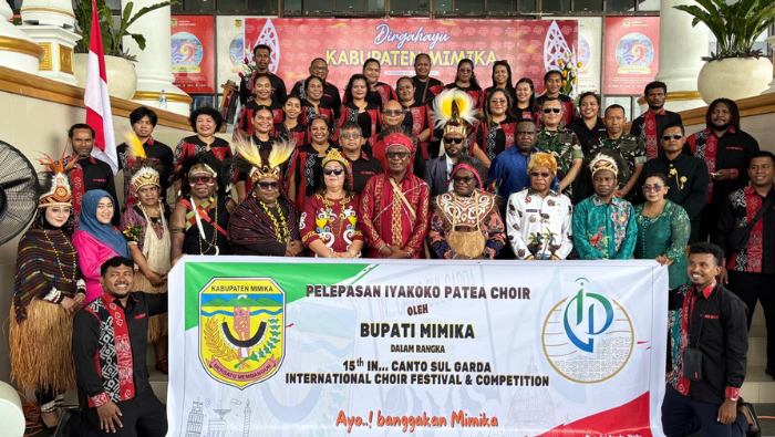 Iyakoko Patea Choir Wakili Papua Tengah di Ajang Paduan Suara Internasional Italia