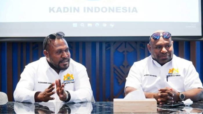 Untuk Pertama Kalinya, Kepengurusan KADIN  Papua Tengah dan Delapan Kabupaten Dilantik Bersamaan di Timika