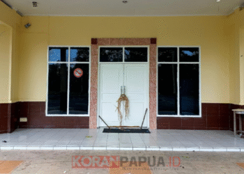 Sudah Satu Pekan Dipalang, Kantor BKPSDM Mimika Lumpuh Total