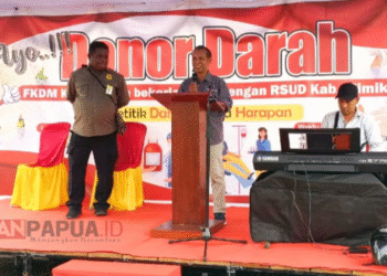 FKDM Mimika Sukses Gelar Aksi Donor Darah, Terkumpul 300 Kantong dalam Dua Hari