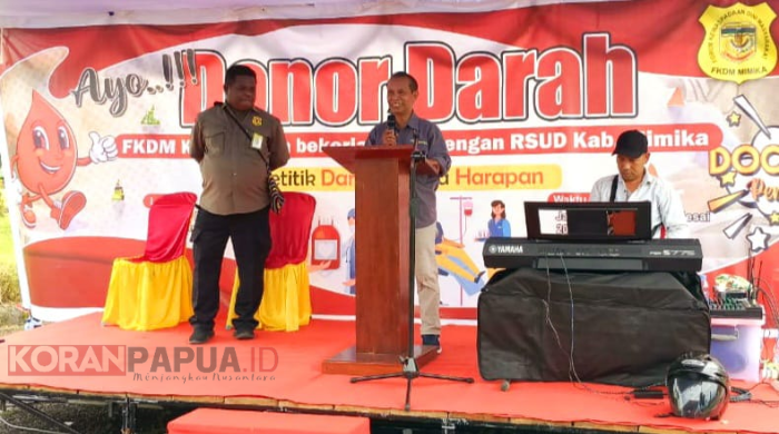 FKDM Mimika Sukses Gelar Aksi Donor Darah, Terkumpul 300 Kantong dalam Dua Hari