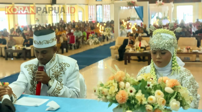 Nikah Massal HUT Korpri 2025, 52 Pasutri di Mimika Sah Tercatat di Dokumen Negara