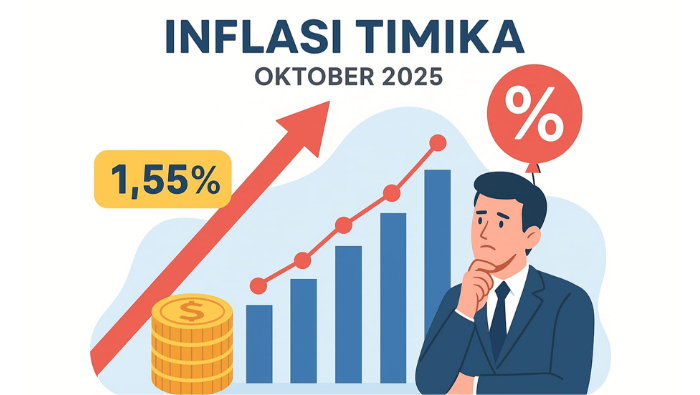 Stabilitas Harga di Timika Membaik, Inflasi Turun Jadi 1,55 Persen