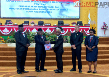 RAPBD Mimika Tahun 2026 Ditetapkan Rp5,64 Triliun