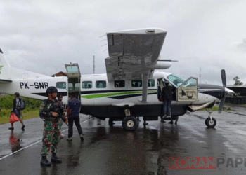 Satgas Korpasgat Jaga Stabilitas Bandara Kenyam, Dukung Distribusi Logistik di Distrik Terpencil Nduga
