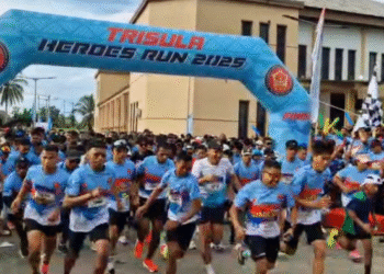 1.500 Pelari Meriahkan Trisula Heroes Run 2025 di Timika