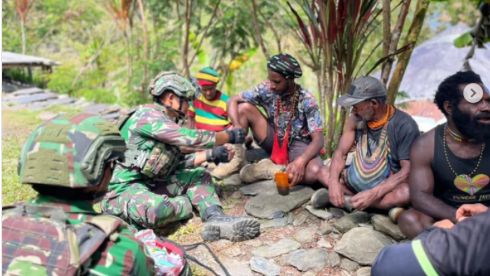 Satgas Yonif 743/PSY Gelar Free Medical Care, Disambut Hangat Masyarakat Papua