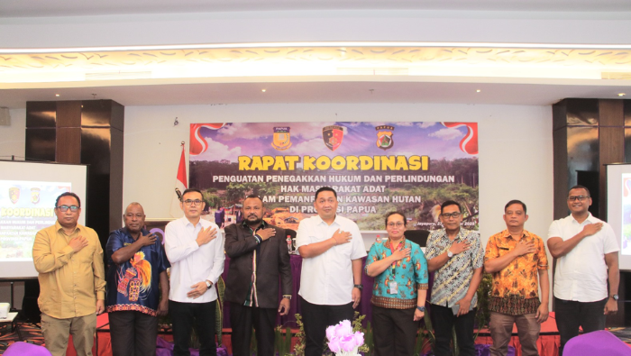Polda Papua Komitmen Penegakan Hukum Secara Profesional di Bidang Pertambangan dan Kehutanan