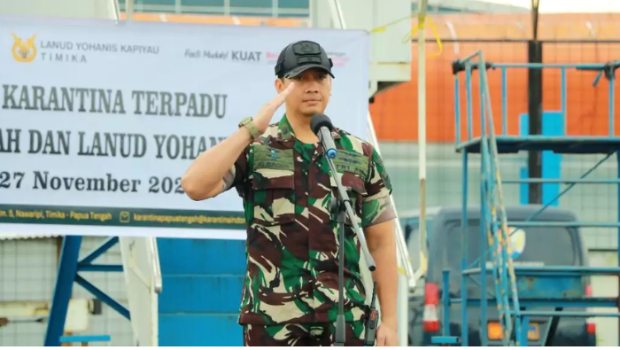 Lanud Yohanis Kapiyau dan Karantina Mimika Gelar Operasi Terpadu, Perkuat Pengawasan  Lalu Lintas Komoditas