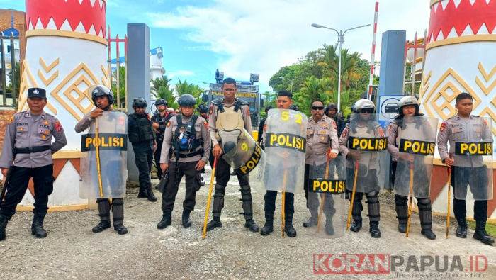100 Personel Polisi Dikerahkan Amankan Aksi Solidaritas Mahasiswa di Mimika