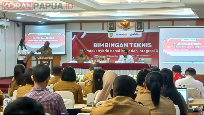 Diskominfo Mimika Gelar Bimtek Kanal Lapor dan Integrasi Data, Dukung Smart City