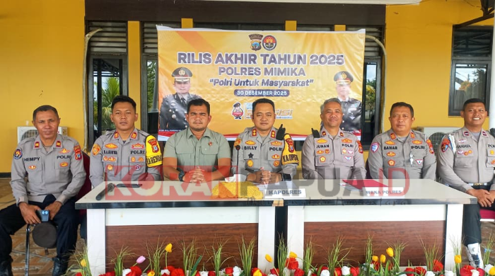 Sita 1,2 Kg Narkoba, Laka Lantas Renggut 48 Nyawa di Jalanan Mimika Sepanjang 2025