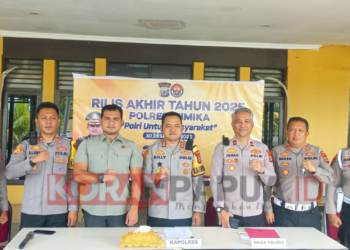 Tahun 2025 Terjadi 1.103 Kasus Kriminal di Mimika, Curanmor Peringkat Pertama dengan 333 Kasus