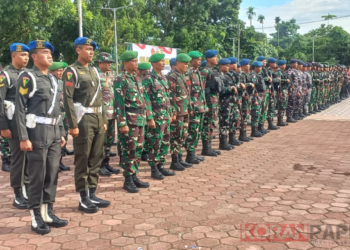 Ratusan Personel Gabungan Amankan Perayaan Natal 2025 di Mimika