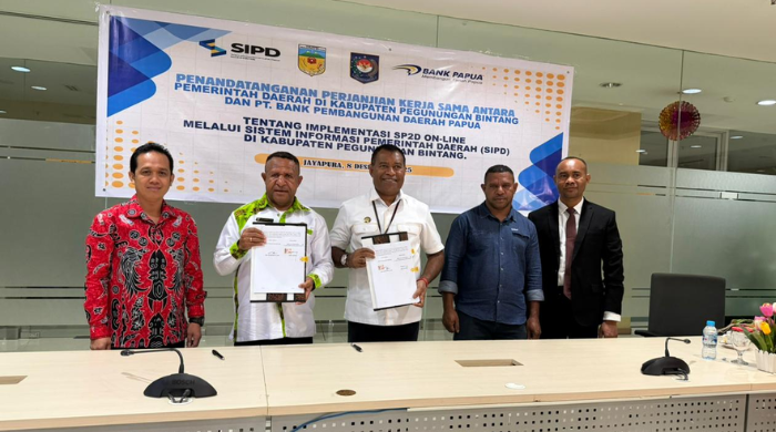 Perkuat Tata Kelola Keuangan Daerah, Pemkab Pegubin Resmi Gunakan SP2D Online, Pertama di Papua Pegunungan