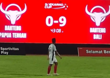 Liga Kampung Soekarno Cup 2025, Papua Tengah Dibantai Banteng Bali 0:9