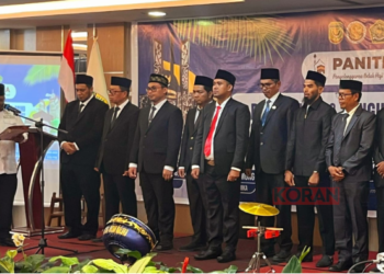 Wabup Emanuel Lantik PPIHD Mimika 2025–2030, Tekankan Pelayanan Prima bagi Jamaah Haji