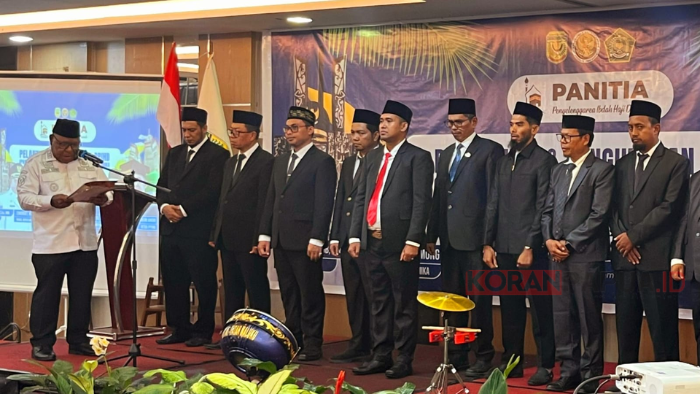 Wabup Emanuel Lantik PPIHD Mimika 2025–2030, Tekankan Pelayanan Prima bagi Jamaah Haji