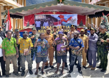 Lima Mantan OPM di Intan Jaya Nyatakan Ikrar Kembali ke NKRI