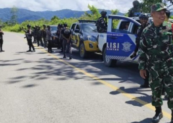 Jalur Trans Jayapura–Wamena Dijaga Ketat, TNI–Polri Pastikan Keamanan Nataru di Yalimo