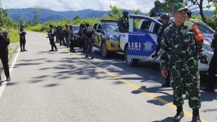 Jalur Trans Jayapura–Wamena Dijaga Ketat, TNI–Polri Pastikan Keamanan Nataru di Yalimo