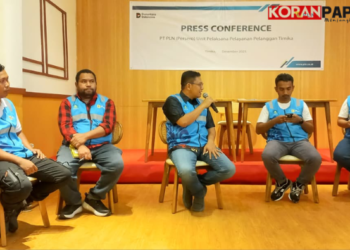 PLN UP3 Timika Pastikan Pasokan Listrik Aman Selama Natal dan Tahun Baru, Siapkan 126 Personil Siaga