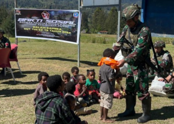 Satgas Yonif 142 Kapuas Jaya Gelar Safari Honai, Merajut Persaudaraan di Jantung Pegunungan Papua