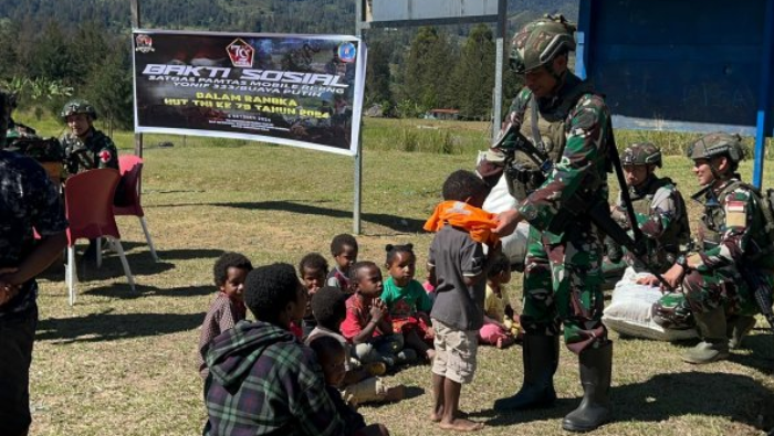 Satgas Yonif 142 Kapuas Jaya Gelar Safari Honai, Merajut Persaudaraan di Jantung Pegunungan Papua
