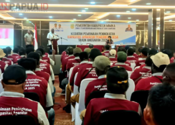 Tingkatkan Tata Kelola Desa, DPMK Mimika Gelar Pelatihan Penguatan untuk 133 Aparatur Kampung