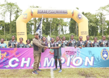 SMP Sentra Pendidikan Mimika Sabet Juara I Turnamen Galanita 2025