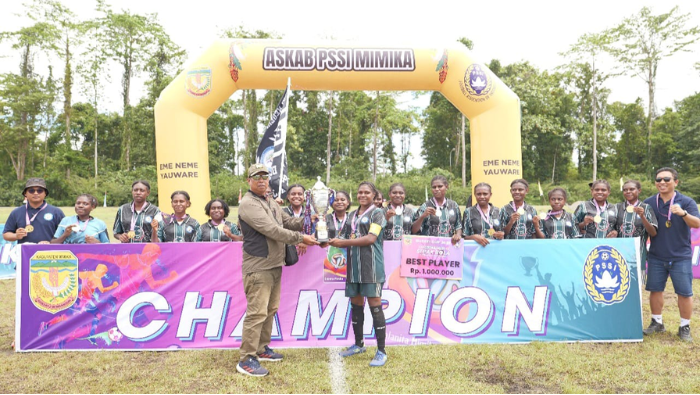 SMP Sentra Pendidikan Mimika Sabet Juara I Turnamen Galanita 2025