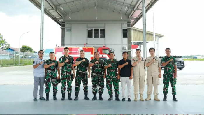 Tim Pengendalian Program Kemhan RI Tinjau Proses Pembangunan Sarana Prasana di Lanud YKU Timika