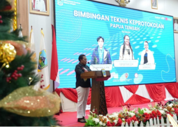 Tim Pengendalian Program Kemhan RI Tinjau Proses Pembangunan Sarana Prasana di Lanud YKU Timika